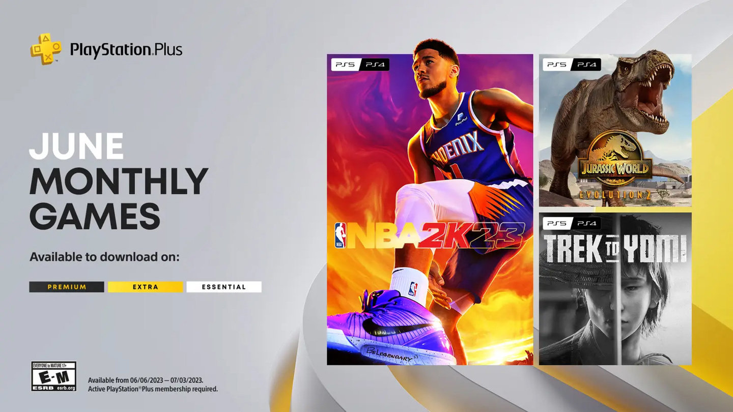 索尼 PS Plus 六月会免游戏公布，《NBA 2K23》等三款